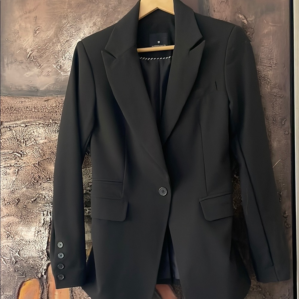 Hudson’s  Bay Black Blazer Tailored Suit Jacket
